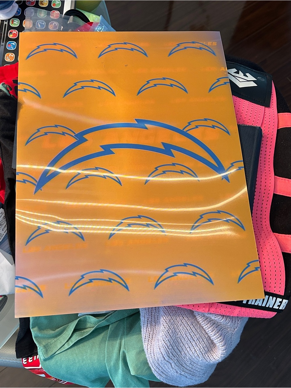 LA Chargers 3D Lenticular Poster